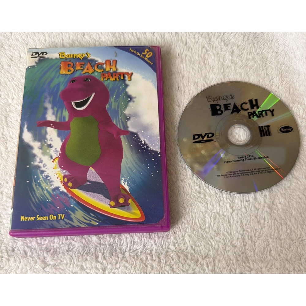 Barney's Beach Party Dvd RARE OOP Never Seen On TV 1983 Songs Music Barney